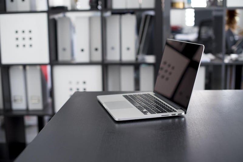Man Working on Laptop